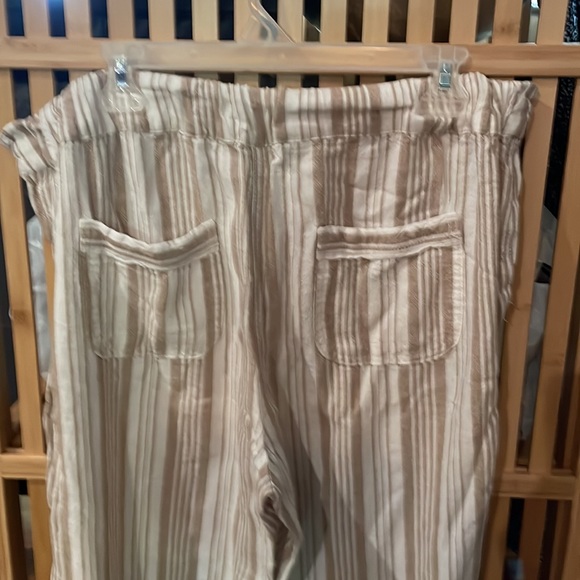 Linen pant, striped, size XL - Picture 3 of 6